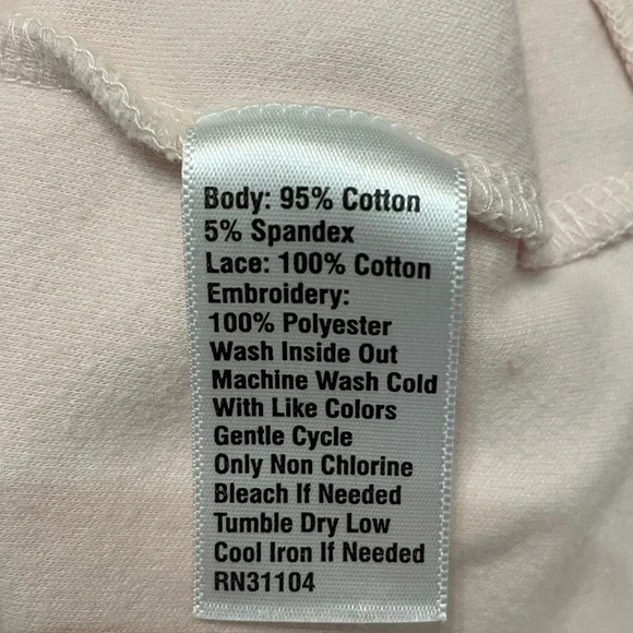 Crown & Ivy Light Pink Beaded Sleeve Top - Picture 6 of 6